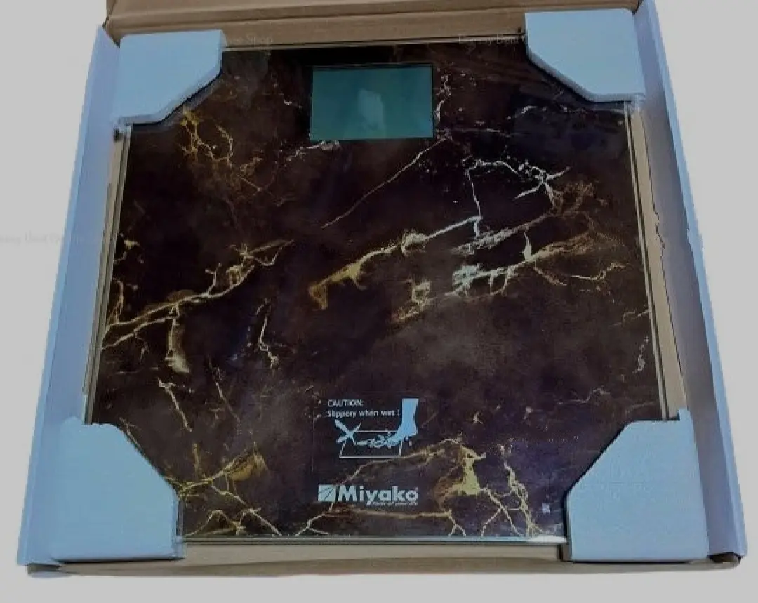 Picture of Accurate Weight Measurement with Miyako Digital Weight Machine/Miyako Electrical Personal Scale MEB5210H Your Reliable Partner for Health and Fitness Goals - Black