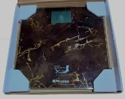 Picture of Accurate Weight Measurement with Miyako Digital Weight Machine/Miyako Electrical Personal Scale MEB5210H Your Reliable Partner for Health and Fitness Goals - Black