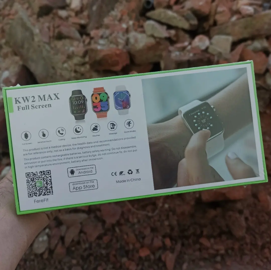 Picture of Keqiwear KW2 Max Smartwatch With 3 Bracelets 49mm - Multicolor