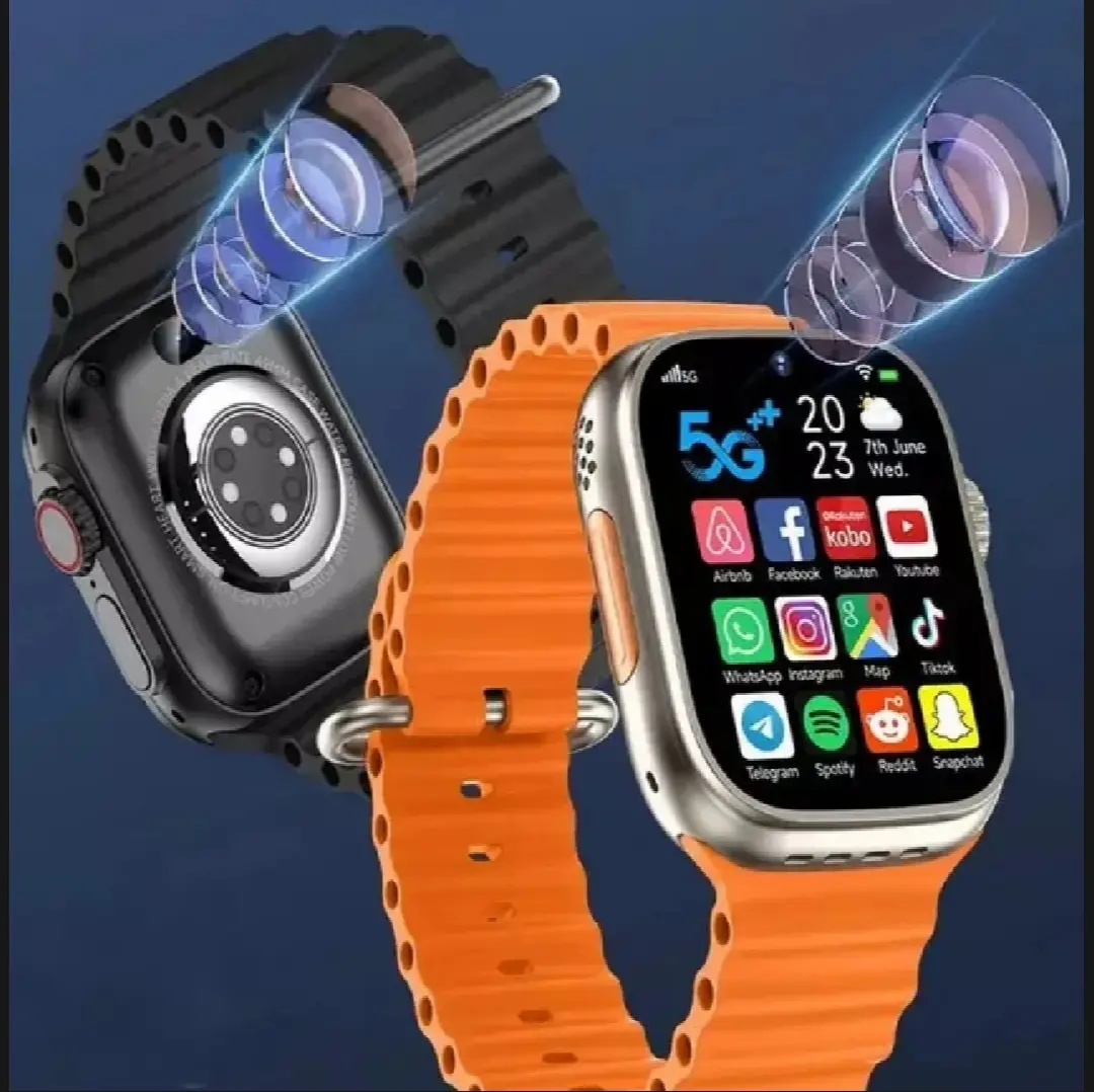 Picture of Ultra S9 Android 5g Smartwatch With Dual Camera 32GB/256GB - (Body Color-Golden with double Straps) - Multicolor