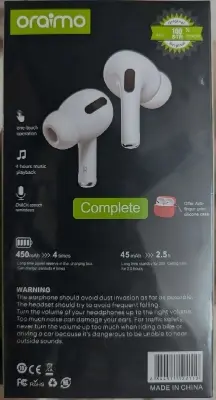 Picture of Airpods Pro Wireless Headphone With Clear Sound Premium Quality - White
