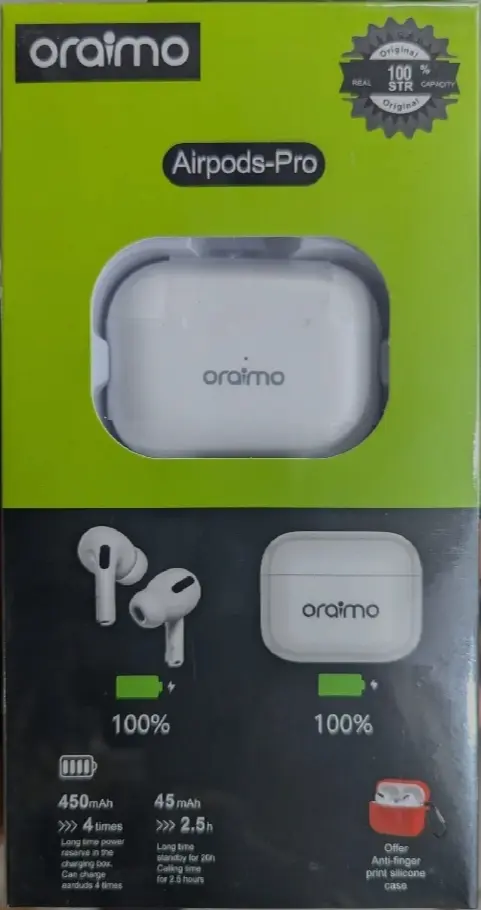Picture of Airpods Pro Wireless Headphone With Clear Sound Premium Quality - White