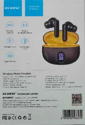 Picture of RECRSI RE-S960 Wireless headset Digital Display - Multicolor - White