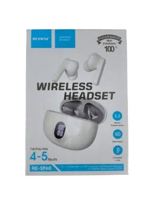Picture of RECRSI RE-S960 Wireless headset Digital Display - Multicolor - White