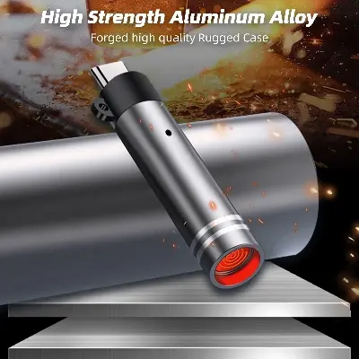 Picture of Type-C OTG Blowing Lighter - Plug & Blow Smokeless Heater for Mobile Use - Multicolor