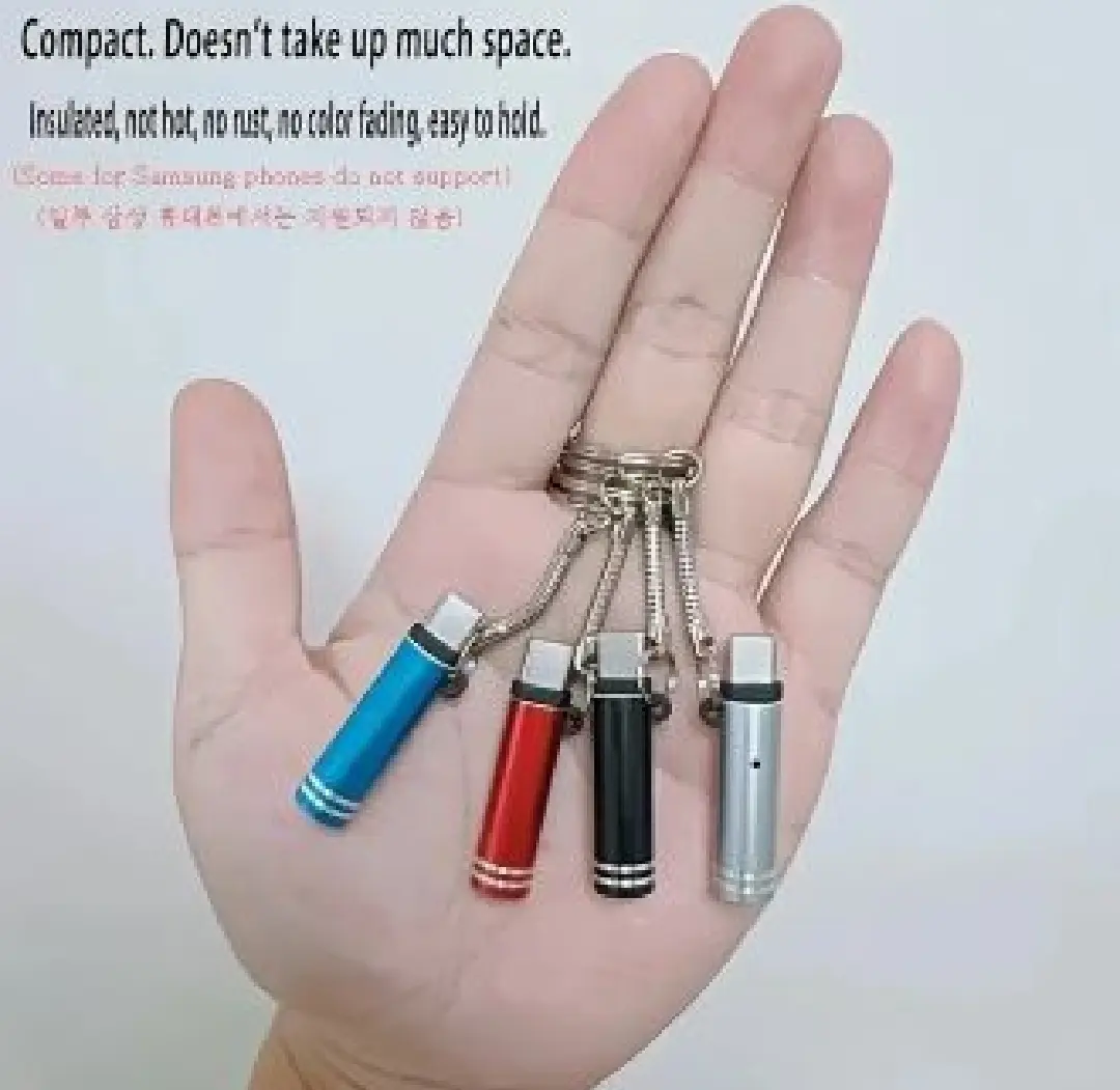 Picture of Type-C OTG Blowing Lighter - Plug & Blow Smokeless Heater for Mobile Use - Multicolor