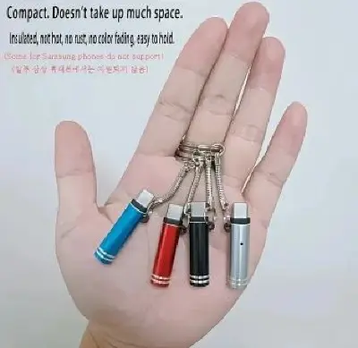 Picture of Type-C OTG Blowing Lighter - Plug & Blow Smokeless Heater for Mobile Use - Multicolor