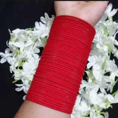 Picture of Metal velvet bangles for women 36 pcs