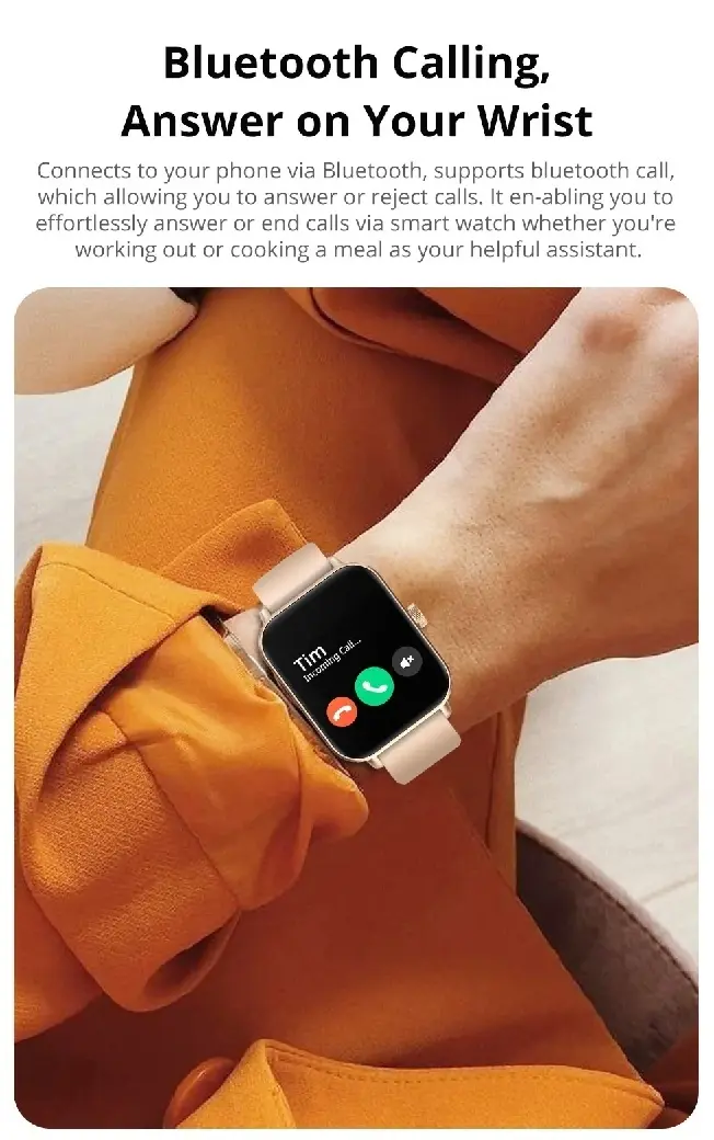 Picture of COLMI P81 Voice Calling Smart Watch Ultra 1.9 inch Screen 24H Health Monitor 100+ Sports Modes, Bluetooth Smartwatch for Men & Women