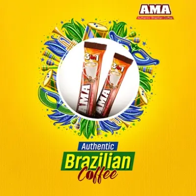 Picture of 3 In1 Brazilian Suger FREE Coffee 150g Box