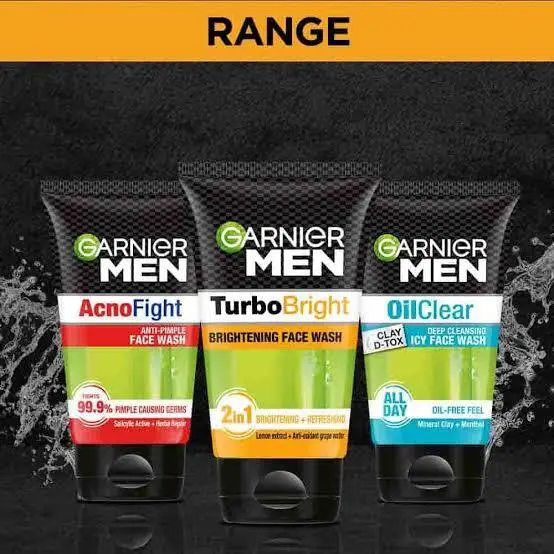 Picture of International European product Skin care Gaenier Men Oil Clear All Day face wash