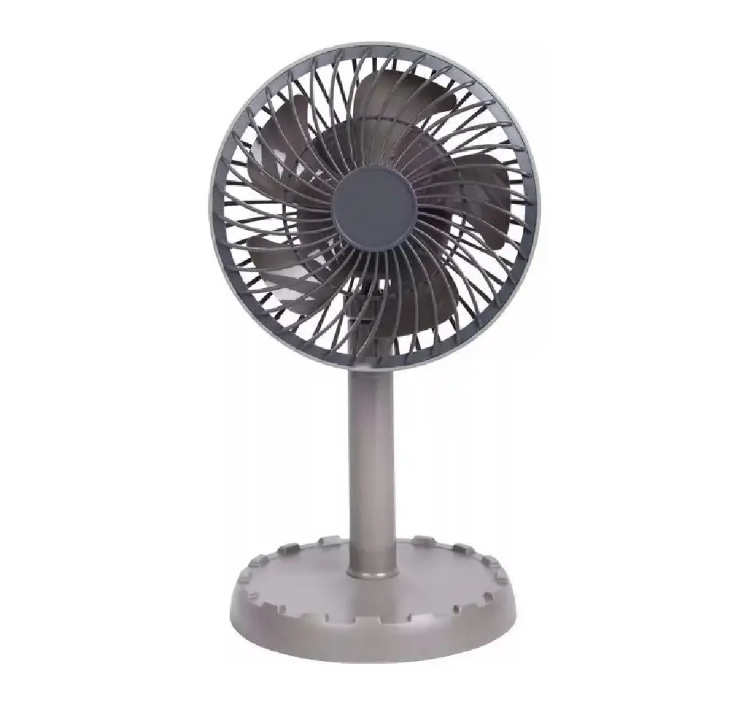 Picture of Joy Super JY-2218 Professional Rechargeable Portable Mini Table Fan Strong Wind Left to Right Oscillating Angle 45 Degrees - AC/DC - Multicolor