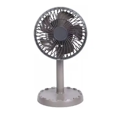 Picture of Joy Super JY-2218 Professional Rechargeable Portable Mini Table Fan Strong Wind Left to Right Oscillating Angle 45 Degrees - AC/DC - Multicolor