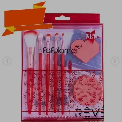Picture of Multiple Colour FAFULAMEI makeup 8 pc brush set - Multicolor