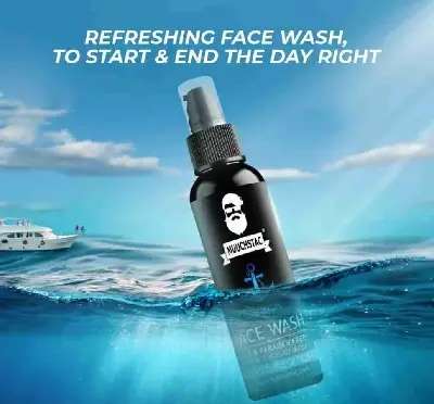 Picture of MUUCHSTAC Men's Ocean Face Wash - 100 ML - Black