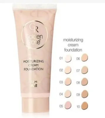 Picture of GOLDEN ROSE Moisturizing Cream Foundation 10 with vitamin A and E - 35