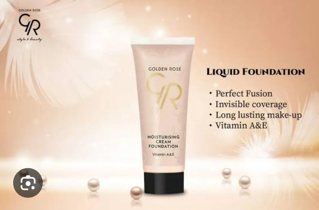 Picture of GOLDEN ROSE Moisturizing Cream Foundation 10 with vitamin A and E - 35