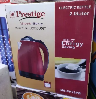 Picture of Prestige 2L capacity silver color electric ketlee best ketlee for winter - Red