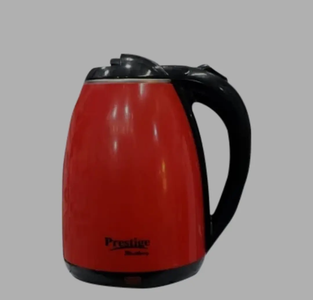 Picture of Prestige 2L capacity silver color electric ketlee best ketlee for winter - Red