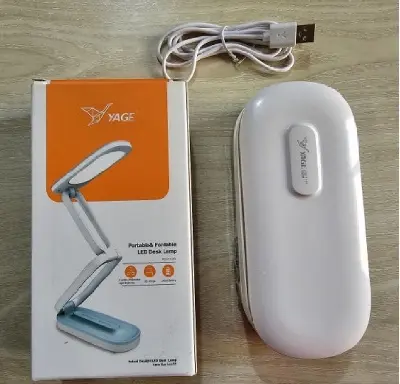 Picture of Rechargeable LED Desk Lamp with Adjustable Brightness and Eye-Caring Technology - table lamp - Multicolor