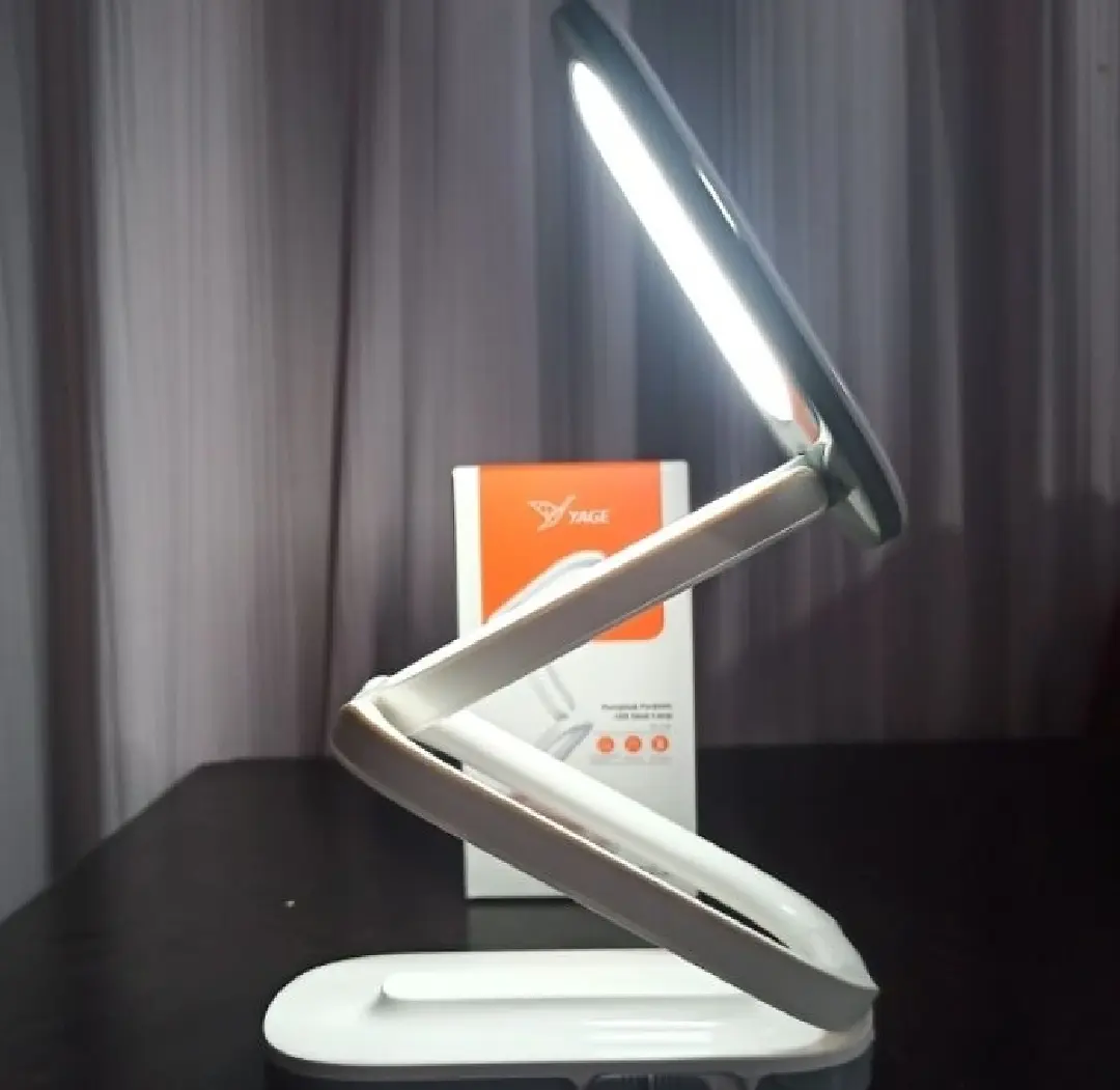 Picture of Rechargeable LED Desk Lamp with Adjustable Brightness and Eye-Caring Technology - table lamp - Multicolor