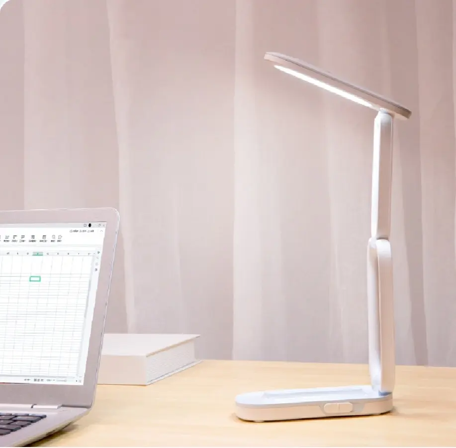Picture of Rechargeable LED Desk Lamp with Adjustable Brightness and Eye-Caring Technology - table lamp - Multicolor