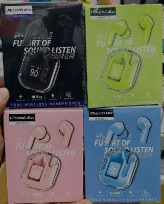 Picture of UltraPods Max TWS Headphones 5.3 Wireless Earphones Bluetooth Headset With Auto Noise

Cancelling HD HiFi Stereo Earbuds