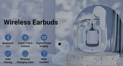 Picture of UltraPods Max TWS Headphones 5.3 Wireless Earphones Bluetooth Headset With Auto Noise

Cancelling HD HiFi Stereo Earbuds