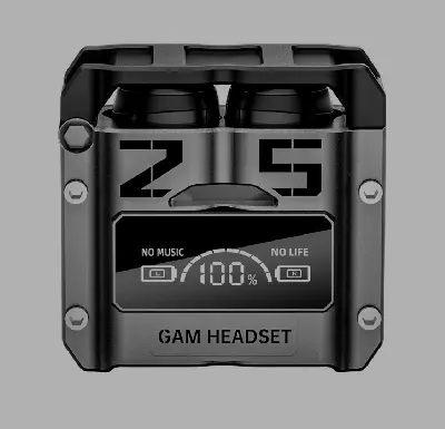 Picture of M25 TWS Earbuds Touch Control Wireless Bluetooth Earphones Noise Reduction Stereo Waterproof Earbuds Super Smooth Music experience Headsets - Black