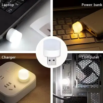 Picture of Mini Usb Led Light Portable Warm/White Color Suitable For Powerbank Laptop Charging Adapter And Any Other Usb Port - USB Lighting