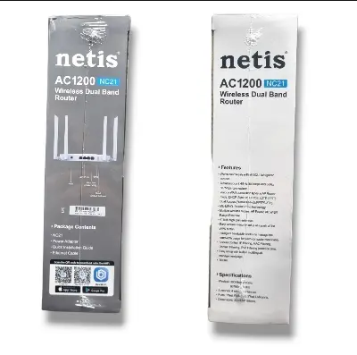 Picture of Netis NC21 AC1200 Wireless Dual band Fast Gaming Router - White