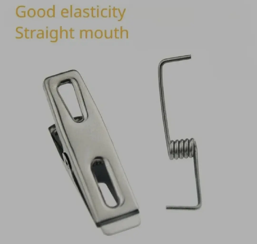 Picture of Stainless Steel Cloth Drying Clip-Silver 20 Piece Set - cloth hanger - Silver