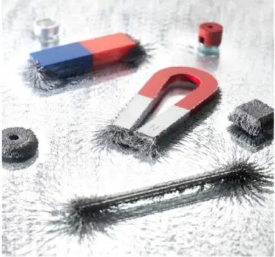 Picture of 10 PCS Physics Science Magnets KIT for Education Science Experiment Tools with Magnet Powder Including BAR/Ring/Horseshoe Magnetic toy early learning toy - Multicolor