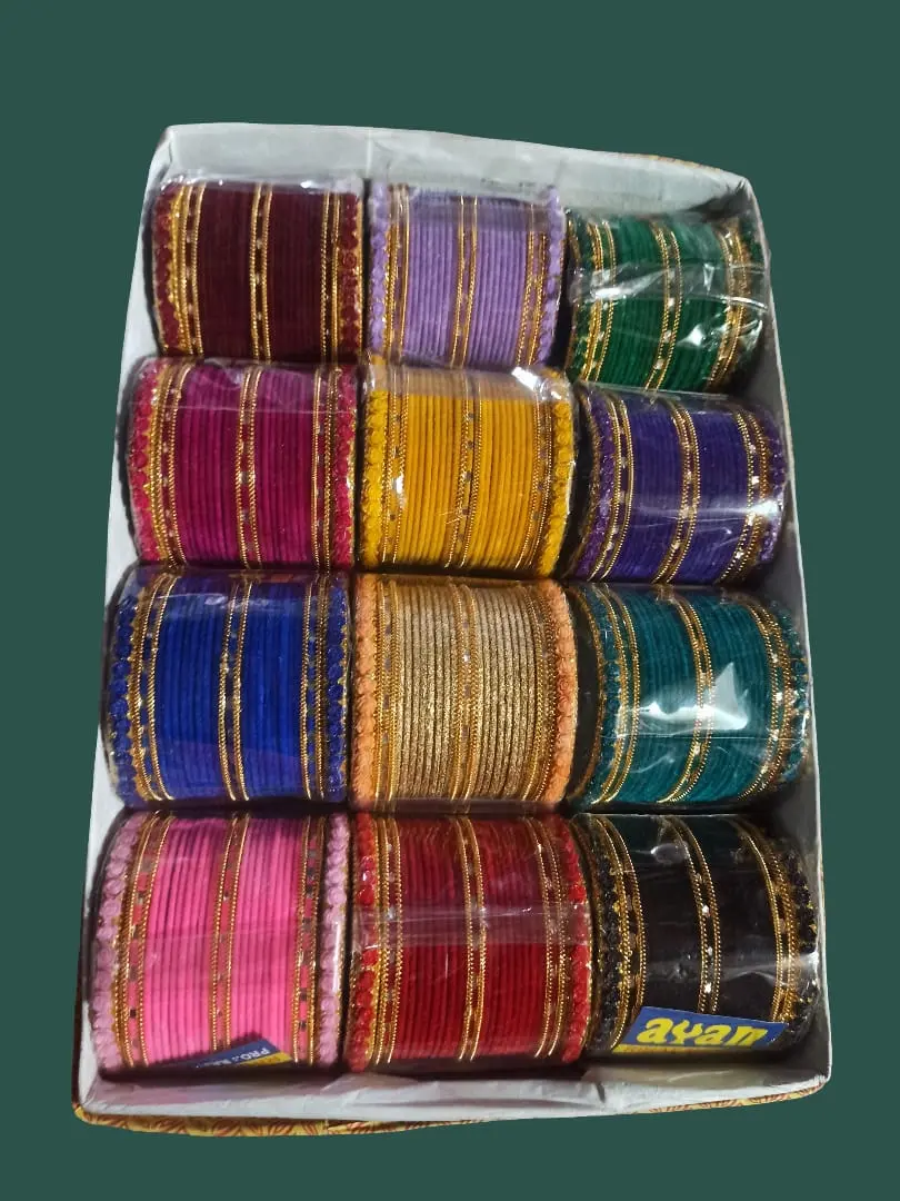Picture of Bridal / Non-Bridal Silk Thread Bangles Single Set for Women