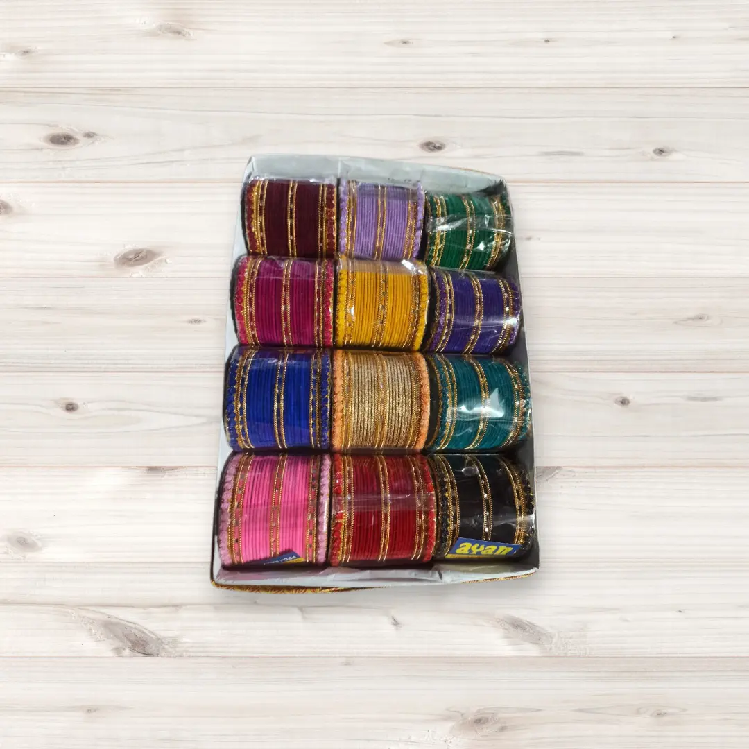 Picture of Bridal / Non-Bridal Silk Thread Bangles Single Set for Women