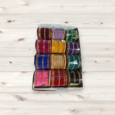 Picture of Bridal / Non-Bridal Silk Thread Bangles Single Set for Women