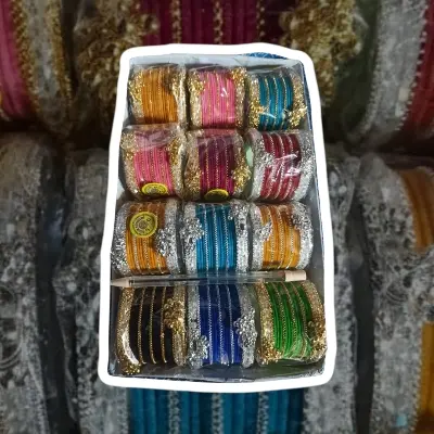 Picture of Bridal / Non-Bridal Silk Thread Party Bangles Single Set for Women