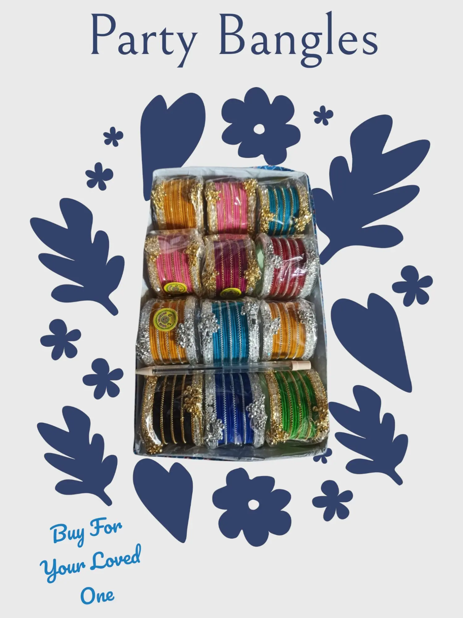 Picture of Bridal / Non-Bridal Silk Thread Party Bangles Single Set for Women