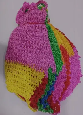 Picture of 1 pcs Bathroom Shower Scrubber, hand kushikata for Shower brush for Body Cleaner - Multicolor