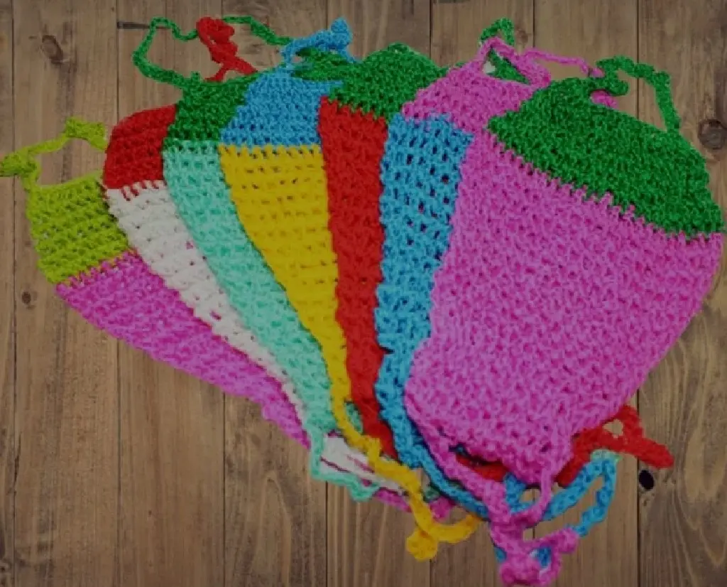 Picture of 1 pcs Bathroom Shower Scrubber, hand kushikata for Shower brush for Body Cleaner - Multicolor