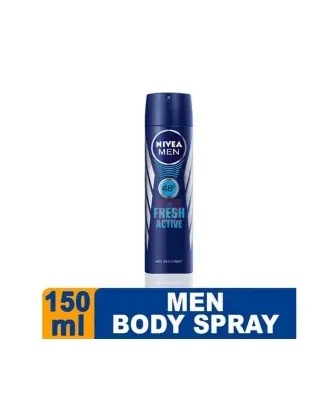 Picture of Nivea Men Body Spray Fresh Active - 150ml - Blue