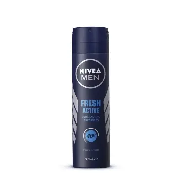 Picture of Nivea Men Body Spray Fresh Active - 150ml - Blue