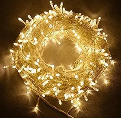 Picture of Fairy Lights, Dazzle Bright Fairy String Golden Lights for Home, Birthday, Holiday Parties & Room Decorations- (Pack of 1 Pcs) - Gold