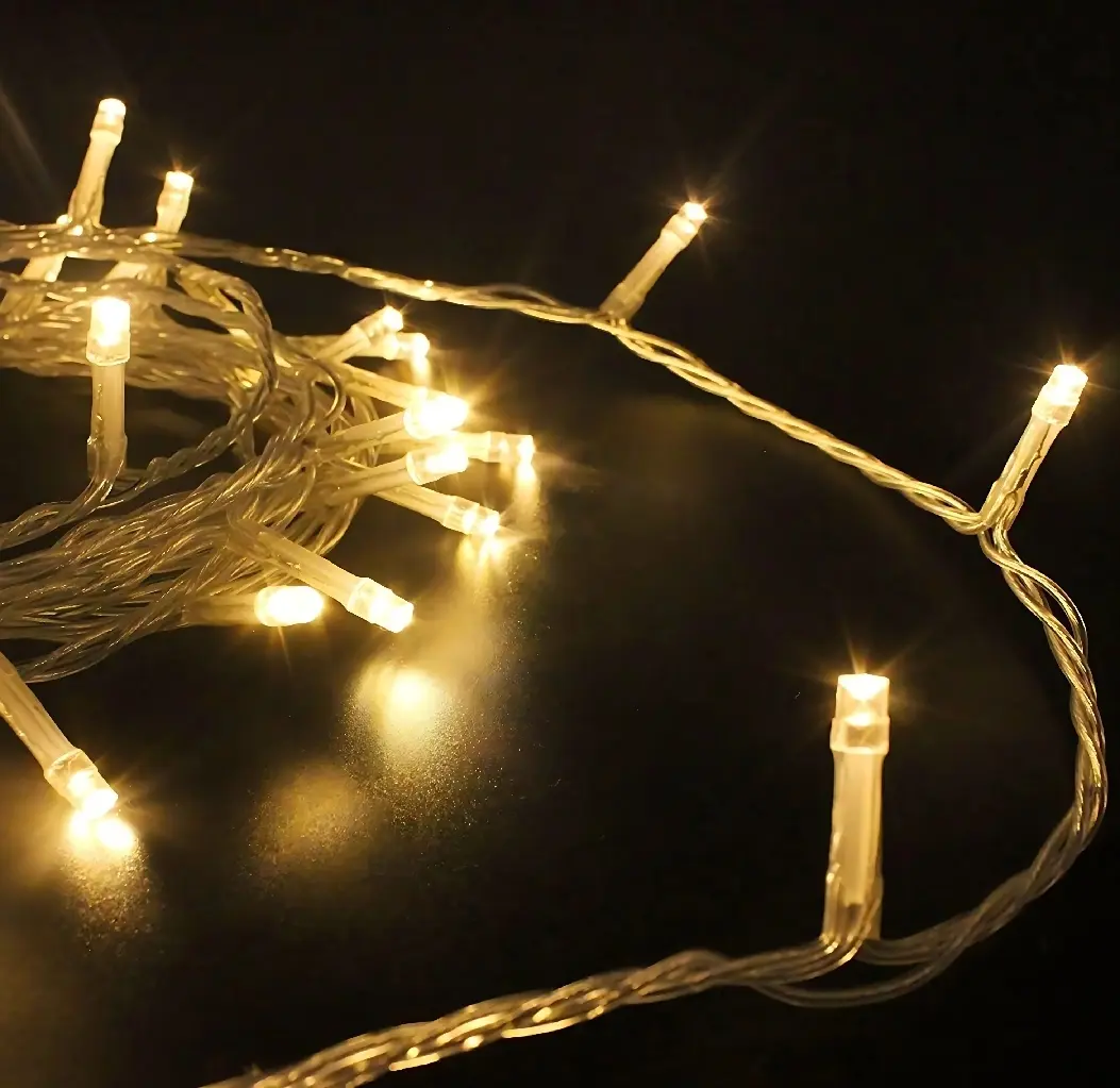 Picture of Fairy Lights, Dazzle Bright Fairy String Golden Lights for Home, Birthday, Holiday Parties & Room Decorations- (Pack of 1 Pcs) - Gold