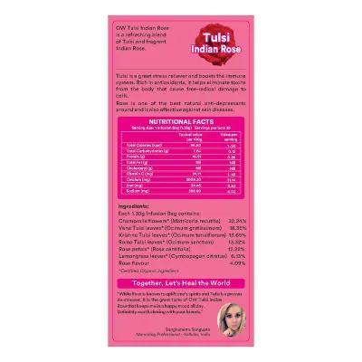 Picture of tulsi indian rose - 25bags