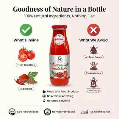 Picture of chilli moringa tomato sause - 350 gm