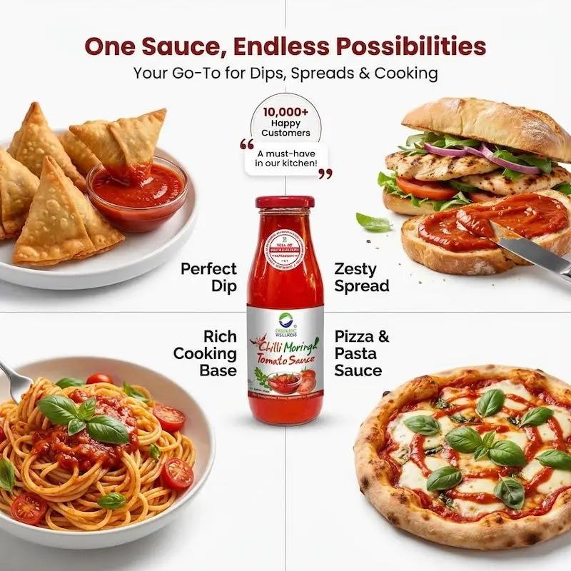 Picture of chilli moringa tomato sause - 350 gm