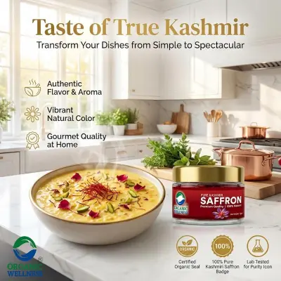 Picture of pure Kashmir saffron - 1gm