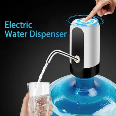 Picture of Portable Automatic Electric Water Pump Dispenser Drinking Bottle USB Rechargeable