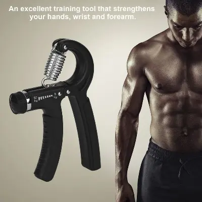 Picture of Hand Gripper Gym Expander Fitness Hand Grip Dynamometer Finger Heavy Exerciser Strength for Muscle Recovery Hand Trainer